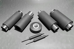 Formowe gumowanie wałków, rolek, kół i elementów maszyn